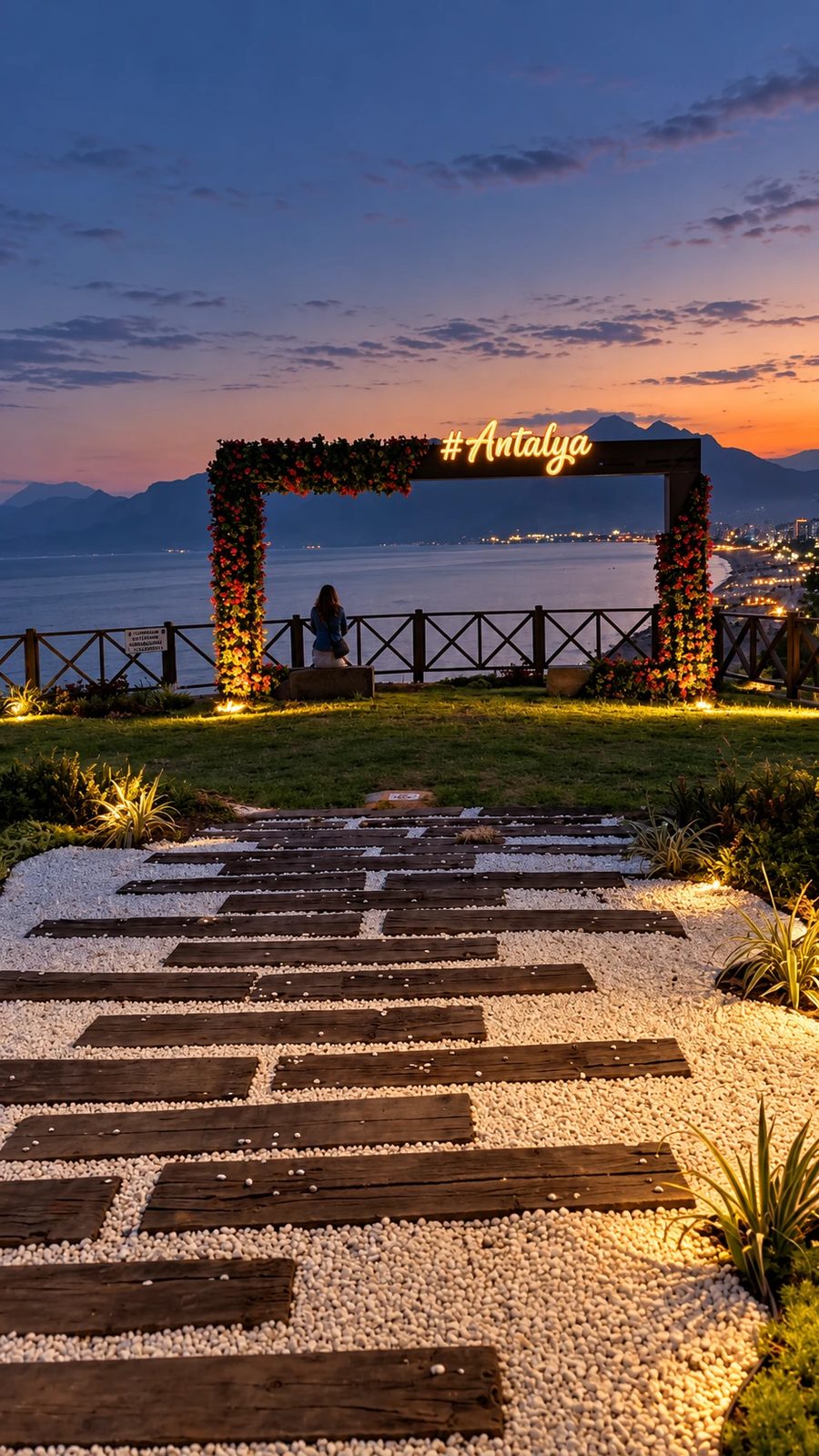 #Antalya Çiçekli Fotoğraf Noktası